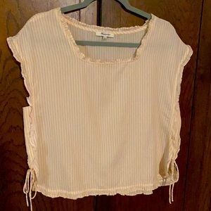 Madewell striped cotton top
